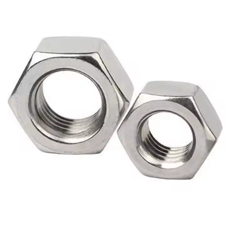 Automobile Fastener K500 Uns N05500 K500 Stainless Steel Hex Bolts Hex Nut Hexagonal Stainless Steel Nut